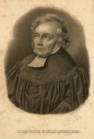Hüssener, Auguste: Porträt Friedrich Schleiermacher