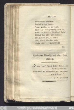 Profitabler Wunsch, auf einer fetten Hochzeit.