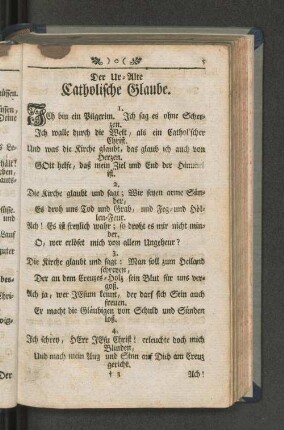 Der Ur-Alte Catholische Glaube.
