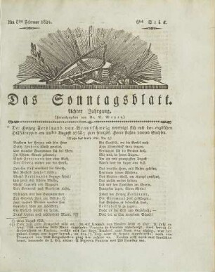 6, 1824: Stück