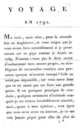 Du Climat; de la situation présente de l'Angleterre, relativement à la Révolution de France.