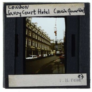 London, Savoy Hotel