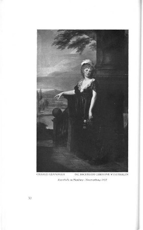Charles Lemmonier Die Dichterin Christine Westphalen Kunsthalle zu Hamburg - Neuerwerbung 1922