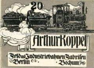 Feldbahnen für Industrie und Landwirthschaft