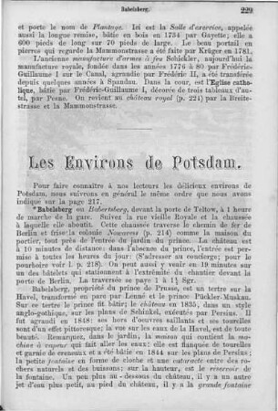 Les Environs de Potsdam
