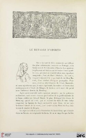3. Pér. 18.1897: Le retable d'Oporto