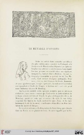 3. Pér. 18.1897: Le retable d'Oporto