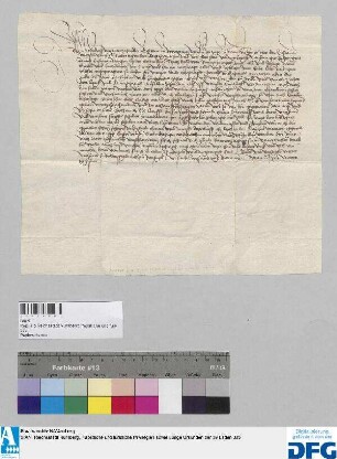 Bischof Rudolph von Würzburg widerruft den den Kaufleuten der Stadt Nürnberg im Jahre 1468 erteilten Schutzbrief.