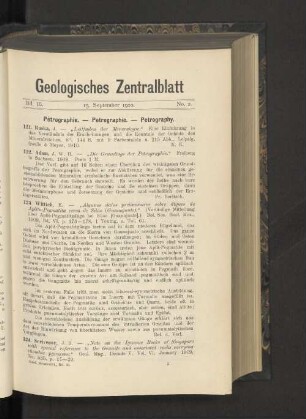 15. September 1910. No. 2.