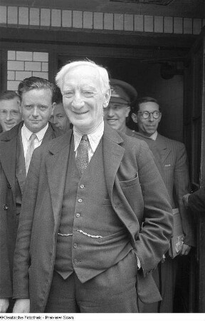 Aufnahmen vom Besuch des britischen Politikers und Ökonomen Lord William Henry Beveridge in Berlin