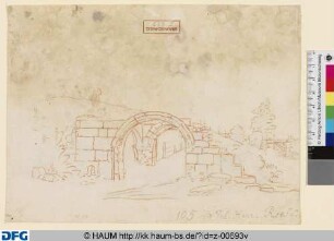 Ruine am Hang