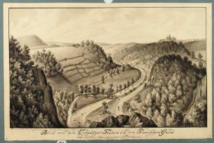 Blick vom Coschützer Felsen in den Plauenschen Grund