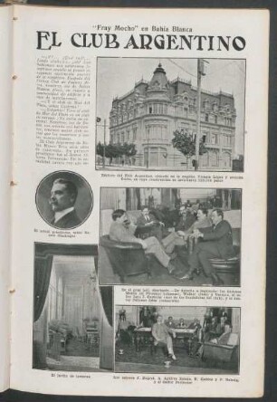 "Fray Mocho" en Bahía Blanca : El Club Argentino