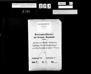 Errichtung einer Salzsäurewiedergewinnungsanlage und eines Fabrikschornsteins der Firma Wolf, Netter und Jacobi in Finnentrop