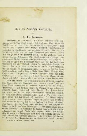 1. Die Germanen