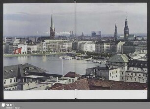 Blick vom neuen BAT-Haus auf die Innenstadt