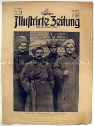 Wochenzeitschrift "Berliner Illustrirte Zeitung" u.a. zur Rückkehr deutscher Kriegsgefangener aus Russland