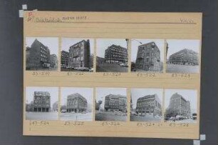 Straßenansicht. Berlin, Mitte, Friedrichstraße/Leipziger Straße/Krausenstraße