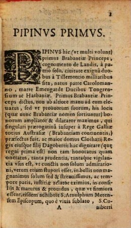 Vitae et res gestae principum ac ducum Brabantiae