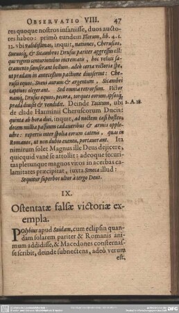 IX. Ostentatae falsae victoriae exempla