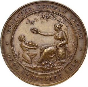 Preismedaille des Württembergischen Obstbauvereins