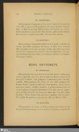 Bons entremets