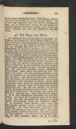 4) Die Neger aus Afrika