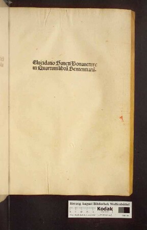 ... in Quartum libru[m] Sententiaru[m]