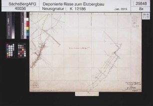Antimon-Grubenfeld Thürag I (bisher Halber Mond) bei Oberböhmsdorf, 100m bis 180m Sohle