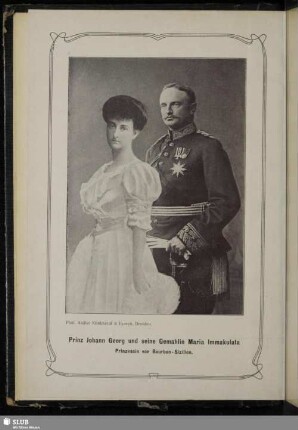 Prinz Johann Georg und seine Gemahlin Maria Immakulata