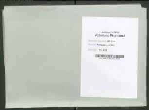 Kassenstatus des Gymnasialfonds