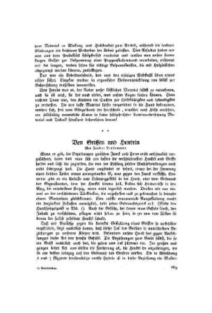 Von Griffen und Henkeln