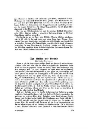 Von Griffen und Henkeln
