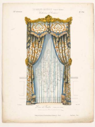 "Décor de Fenétre. (Galerie cuivre estampé)", aus: Le Garde-meuble