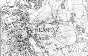Kamenz. Meßtischblatt, Sekt. Kamenz, 1904