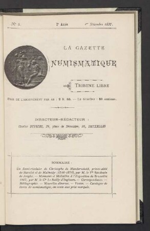 N° 3. 1er Décembre 1897