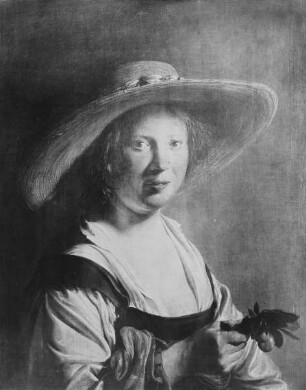 Bildnisse — Junges Mädchen mit Strohhut