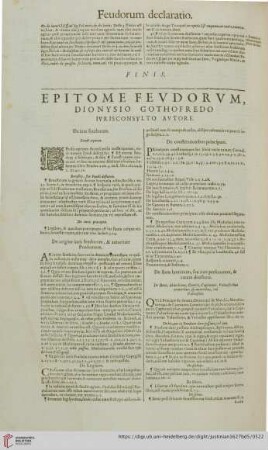 Epitome Feudorum