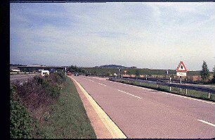 Nebenfahrbahn Süd der A6 (Mannheim Richtung Heilbronn)