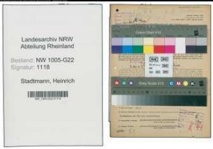 Entnazifizierung Heinrich Stadtmann , geb. 11.04.1909 (Mueller)