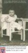 Louis Ferdinand Prinz v. Preußen (1907-1994) / Porträt als Kleinkind, auf Kinderstuhl sitzend, Ganzfigur