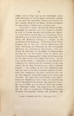 Die ophthalmoscopische Diagnose intracranieller Heerderkrankungen : Inaugural-Dissertation