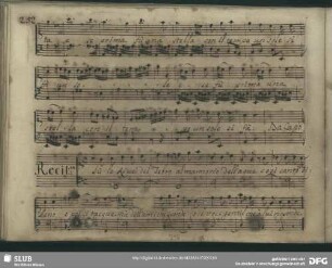 Recitativo: Su le rive del Tebro