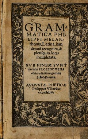 Grammatica Philippi Melanthonis, Latina