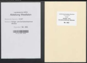 Amt Hausberge - Vogtei Berg und Bruch - Bauerschaft Barkhausen: Unterlagen der Revisionskommission