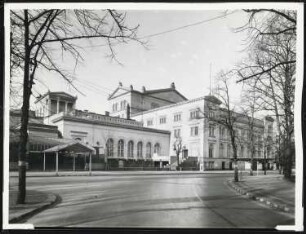 Kroll’sches Etablissement (auch: Krolloper, Oper am Königsplatz), Berlin: Ansicht von Süden