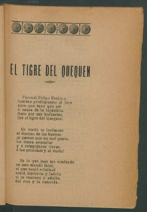 El tigre del Quequen
