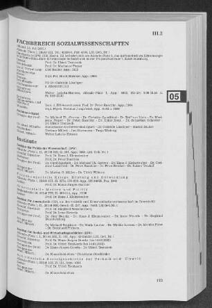 Fachbereich Sozialwissenschaften