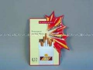 Werbeaufsteller "R1"-Zigaretten
