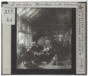 Ostade, Der Stammtisch in der Dorfschenke (Dresden GAM 1396)